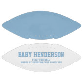 Baby Shower It's A Boy Sports Blue White First  American Football (Panelen)