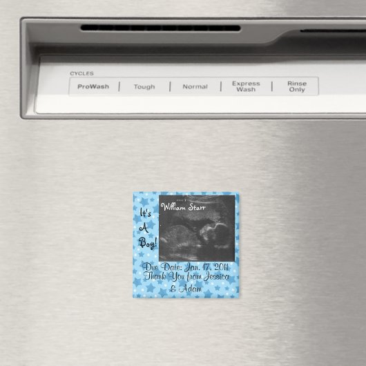 Baby shower Jessica en Adam Magneet (Insitu (Vaatwasser))