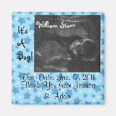 Baby shower Jessica en Adam Magneet (Voorkant)