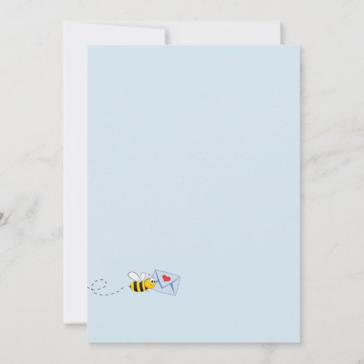 Baby Shower jongen blauw bloemmotief groen mom to Kaart (Achterkant)