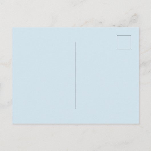 Baby shower jongen blauw florale grienery mam om t briefkaart (Achterkant)