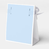 Baby shower jongen blauw licht teddybeer Favor Box Bedankdoosjes (Achterkant)