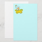 Baby shower (jongen) briefpapier (Voorkant / Achterkant)