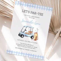 Baby Shower Jongen Golf