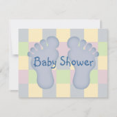 baby shower jongen kaart (Voorkant)