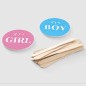 Baby shower Jongen of Meisje Geslacht Onthullen Pa Handwaaier (Niet-gemonteerd)