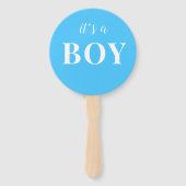 Baby shower Jongen of Meisje Geslacht Onthullen Pa Handwaaier (Achterkant)