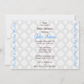 Baby shower: Jongen: Uitnodiging (Achterkant)