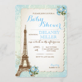  Baby shower Jongen Uitnodigingen in Parijs