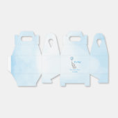 Baby shower jongen van de acute olifant bedankdoosjes (Uitgevouwen)