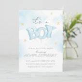 Baby shower kaart (Staand voorkant)