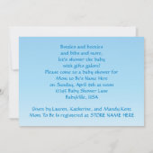 Baby shower kaart (Achterkant)