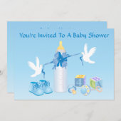 Baby shower kaart (Voorkant / Achterkant)