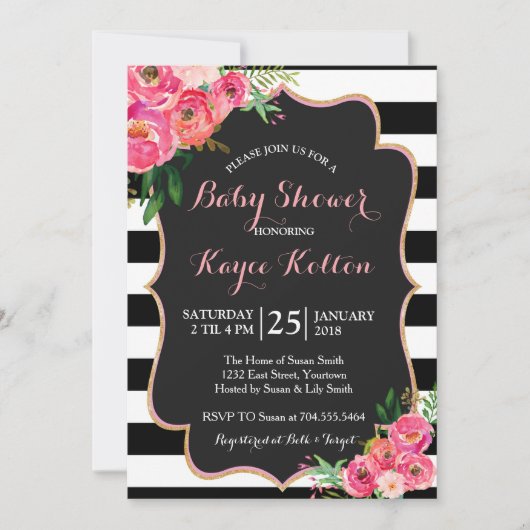 baby shower kaart (Voorkant)