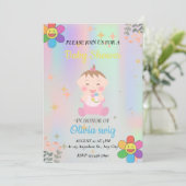 baby shower kaart (Staand voorkant)