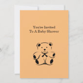 Baby shower kaart (Achterkant)