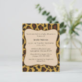 Baby shower kaart (Staand voorkant)