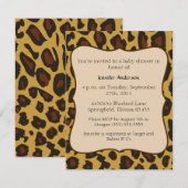 Baby shower kaart (Voorkant / Achterkant)