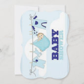 baby shower kaart (Achterkant)