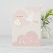 Baby shower kaart (Staand voorkant)