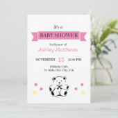 Baby shower kaart (Staand voorkant)