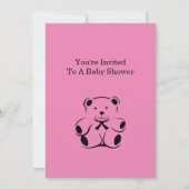 Baby shower kaart (Achterkant)