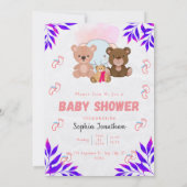 Baby shower kaart (Achterkant)