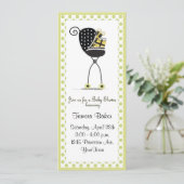 Baby shower kaart (Staand voorkant)