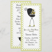 Baby shower kaart (Voorkant / Achterkant)