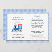 Baby shower kaart (Voorkant / Achterkant)