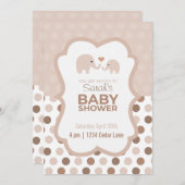 Baby shower kaart (Voorkant / Achterkant)