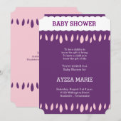 baby shower kaart (Voorkant / Achterkant)