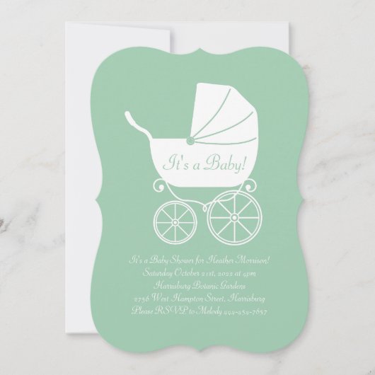  Baby shower Kaart (Voorkant)