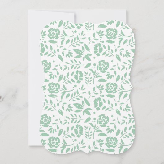  Baby shower Kaart (Achterkant)