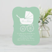  Baby shower Kaart (Staand voorkant)