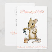 Baby Shower Kaart (Voorkant / Achterkant)