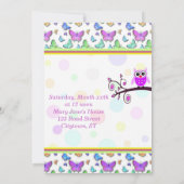  Baby shower Kaart (Achterkant)