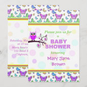  Baby shower Kaart (Voorkant / Achterkant)