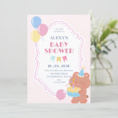 Baby shower kaart (Staand voorkant)