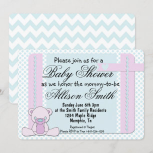 Baby shower kaart