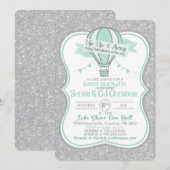 Baby shower kaart (Voorkant / Achterkant)