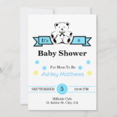 Baby shower kaart (Voorkant)