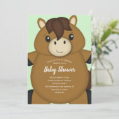 Baby shower kaart (Staand voorkant)