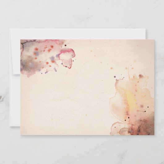  Baby shower Kaart (Achterkant)