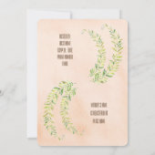 Baby Shower Kaart (Achterkant)