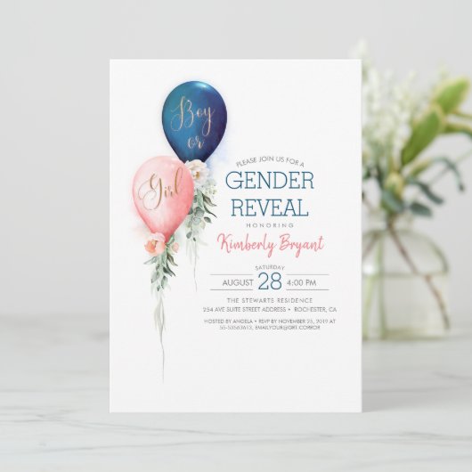 Baby shower kaart (Staand voorkant)