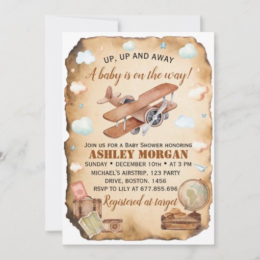  Baby shower Kaart (Voorkant)