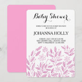 baby shower kaart (Voorkant / Achterkant)