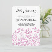 baby shower kaart (Staand voorkant)