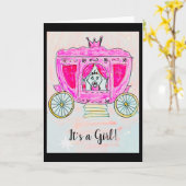 Baby shower kaart (Gele Bloem)